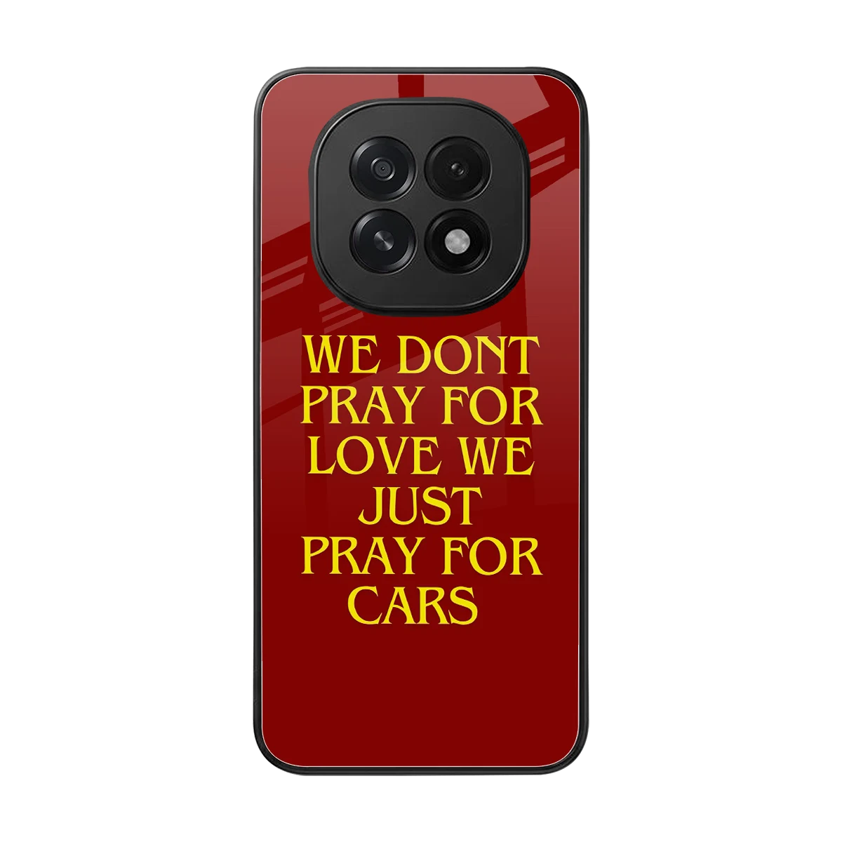Pray For Cars back phone cover | glass case for oppo f29 5g