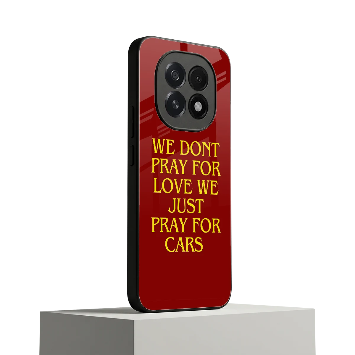 Pray For Cars oppo f29 5g mobile cover | shockproof glass phone case