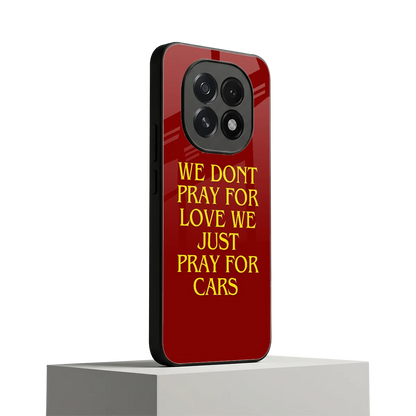 Pray For Cars oppo f29 5g mobile cover | shockproof glass phone case