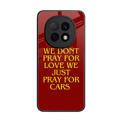 Pray For Cars back phone cover | glass case for oppo f29 pro 5g