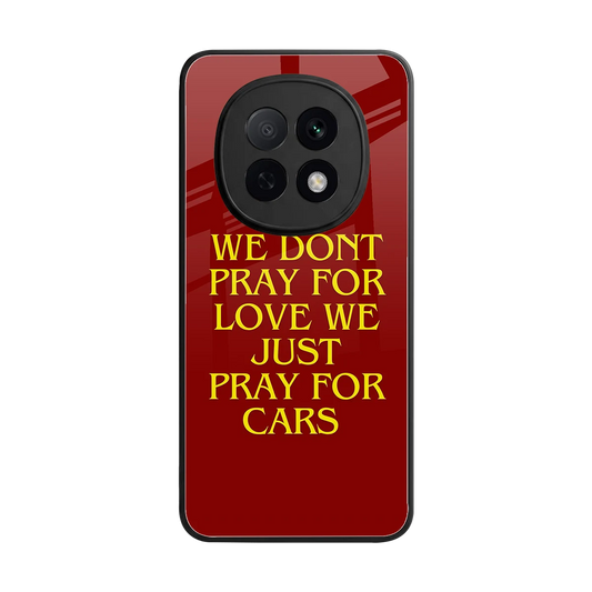 Pray For Cars back phone cover | glass case for oppo f29 pro 5g