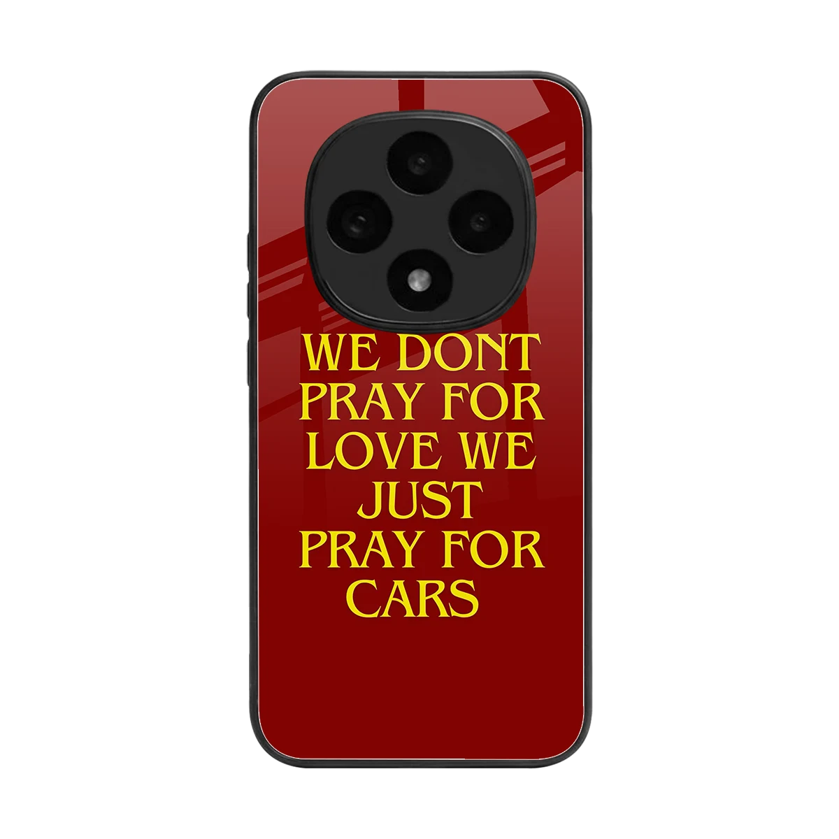 Pray For Cars back phone cover | glass case for oppo f31 pro 5g