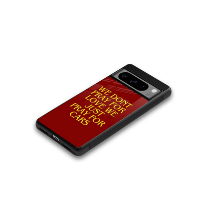 Pray For Cars google pixel 8 pro mobile cover | shockproof glass phone case