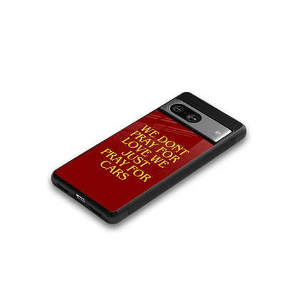 Pray For Cars google pixel 8 mobile cover | shockproof glass phone case