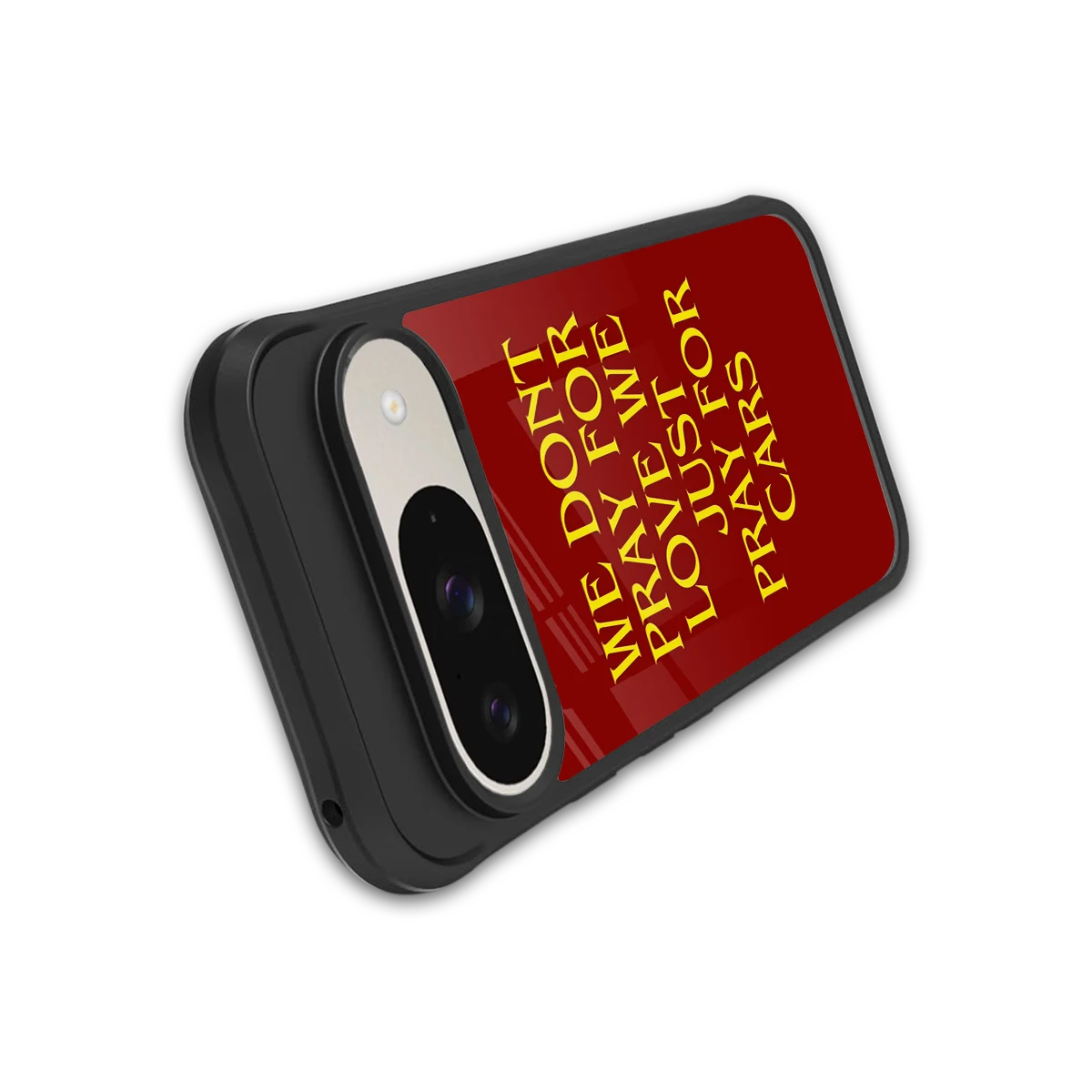 Pray For Cars stylish phone case for google pixel 9 | glossy glass and slim fit