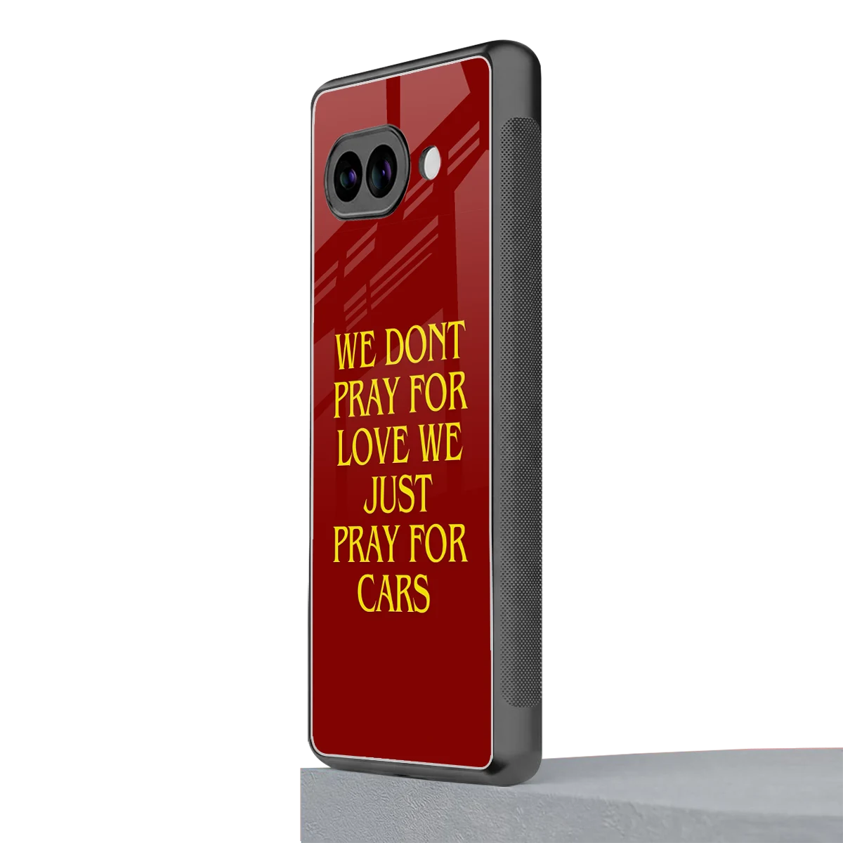 Pray For Cars google pixel 10a mobile cover | shockproof glass phone case