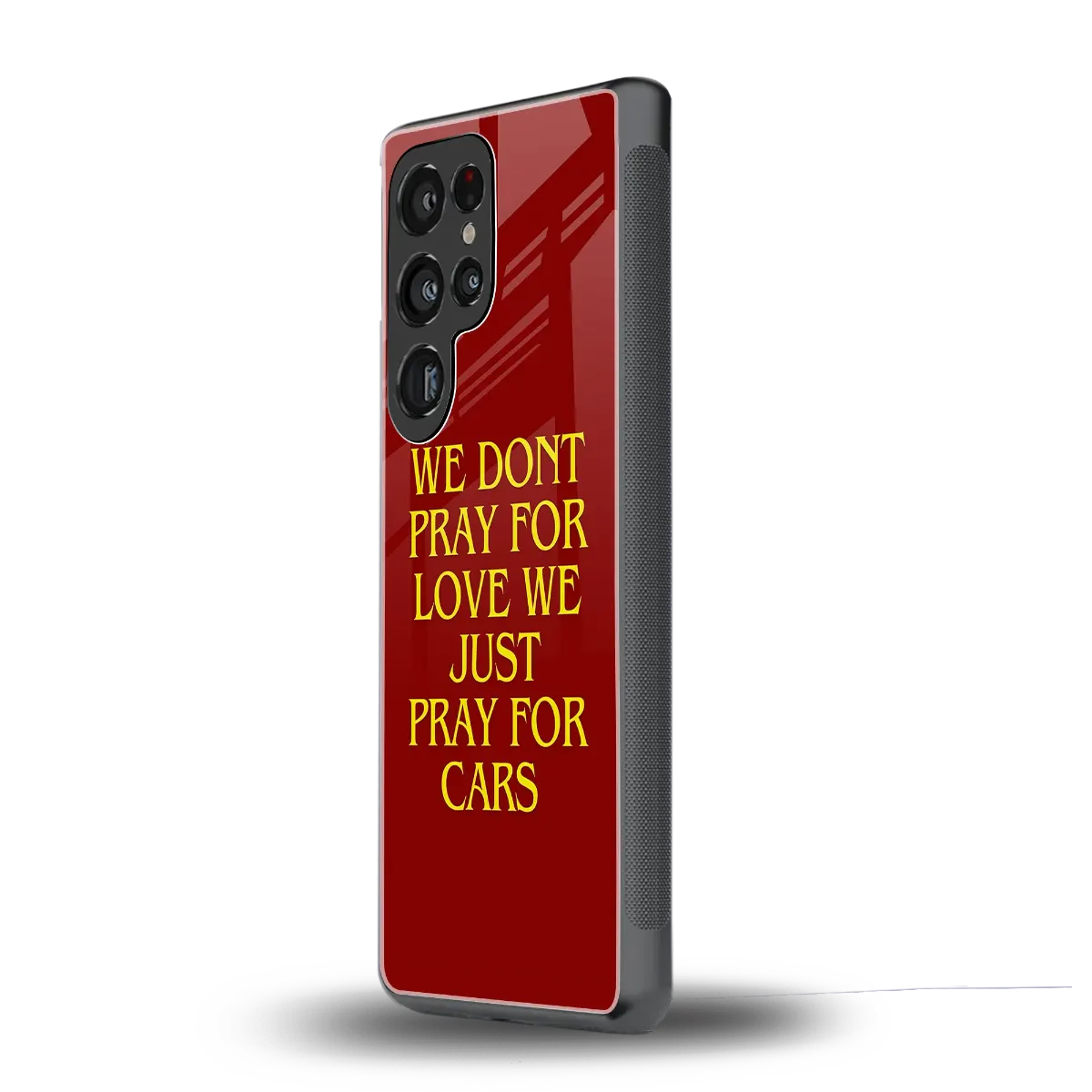 Pray For Cars samsung galaxy s25 ultra mobile cover | shockproof glass phone case