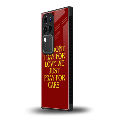 Pray For Carsvivo v30 pro mobile cover | shockproof glass phone case