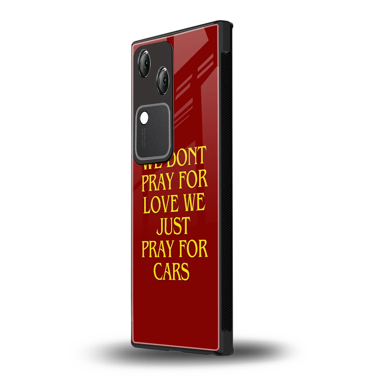 Pray For Cars vivo v30 mobile cover | shockproof glass phone case