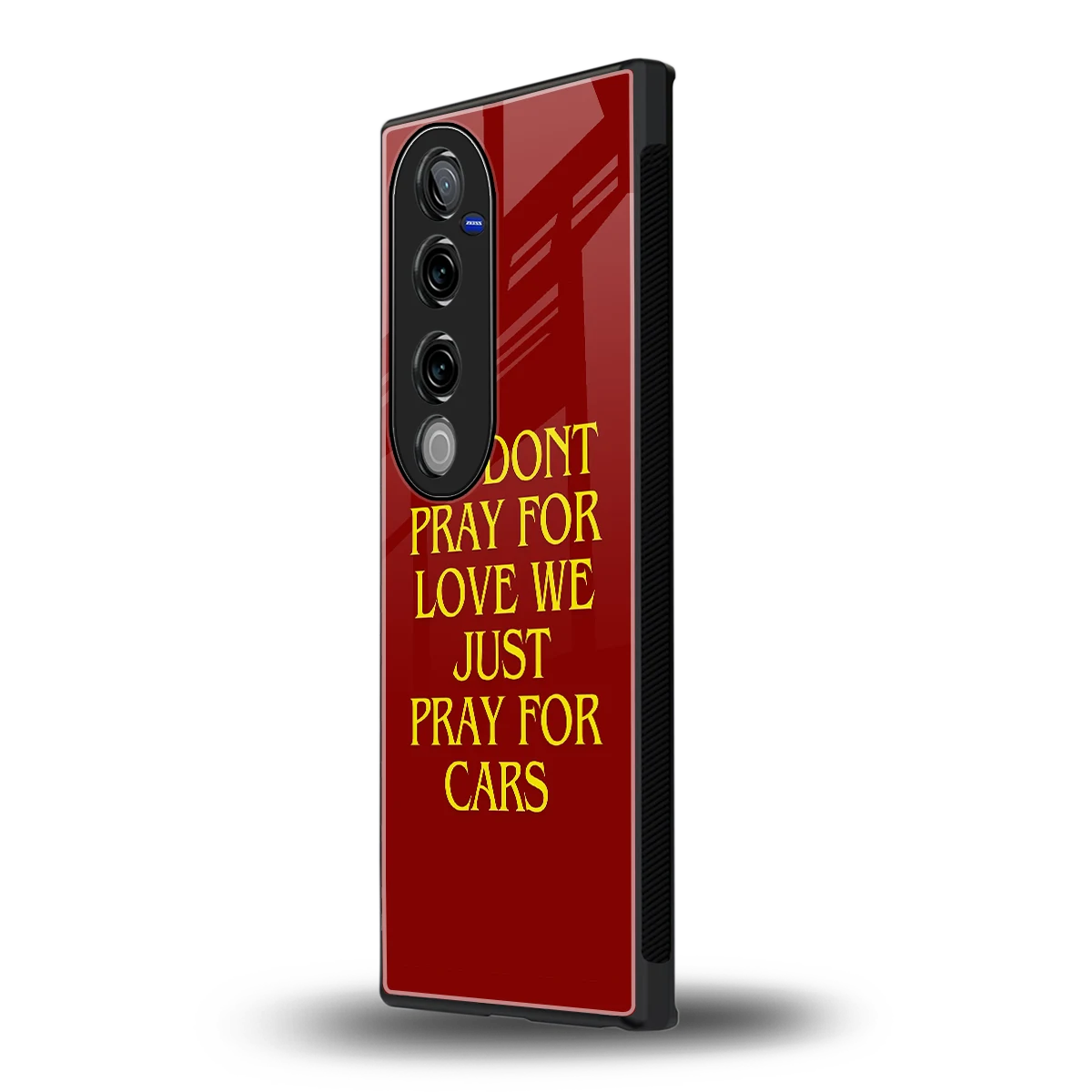 Pray For Cars vivo v40 pro mobile cover | shockproof glass phone case