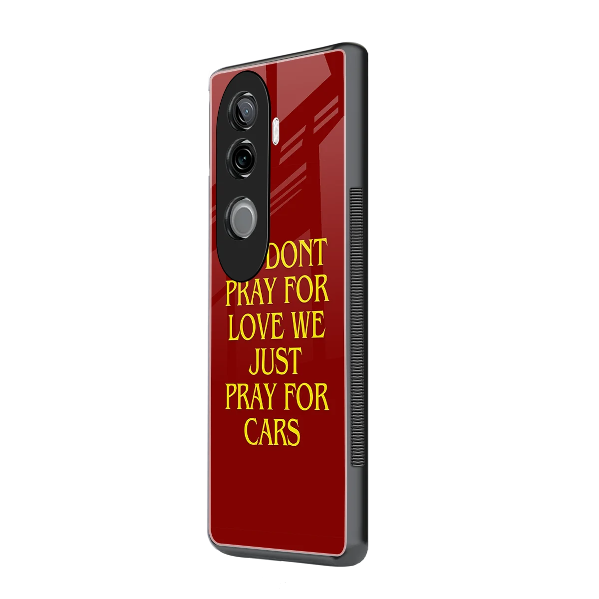 Pray For Cars vivo v40e mobile cover | shockproof glass phone case