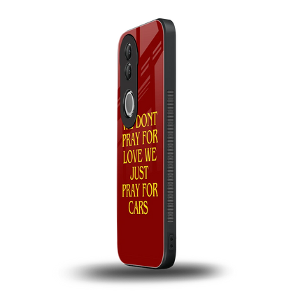 Pray For Cars vivo v50 mobile cover | shockproof glass phone case