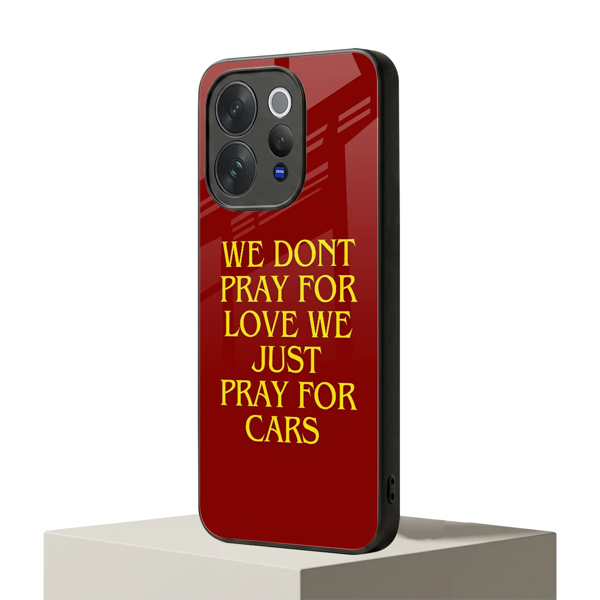 Pray For Cars vivo v70 mobile cover | shockproof glass phone case