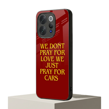 Pray For Cars vivo v70 mobile cover | shockproof glass phone case