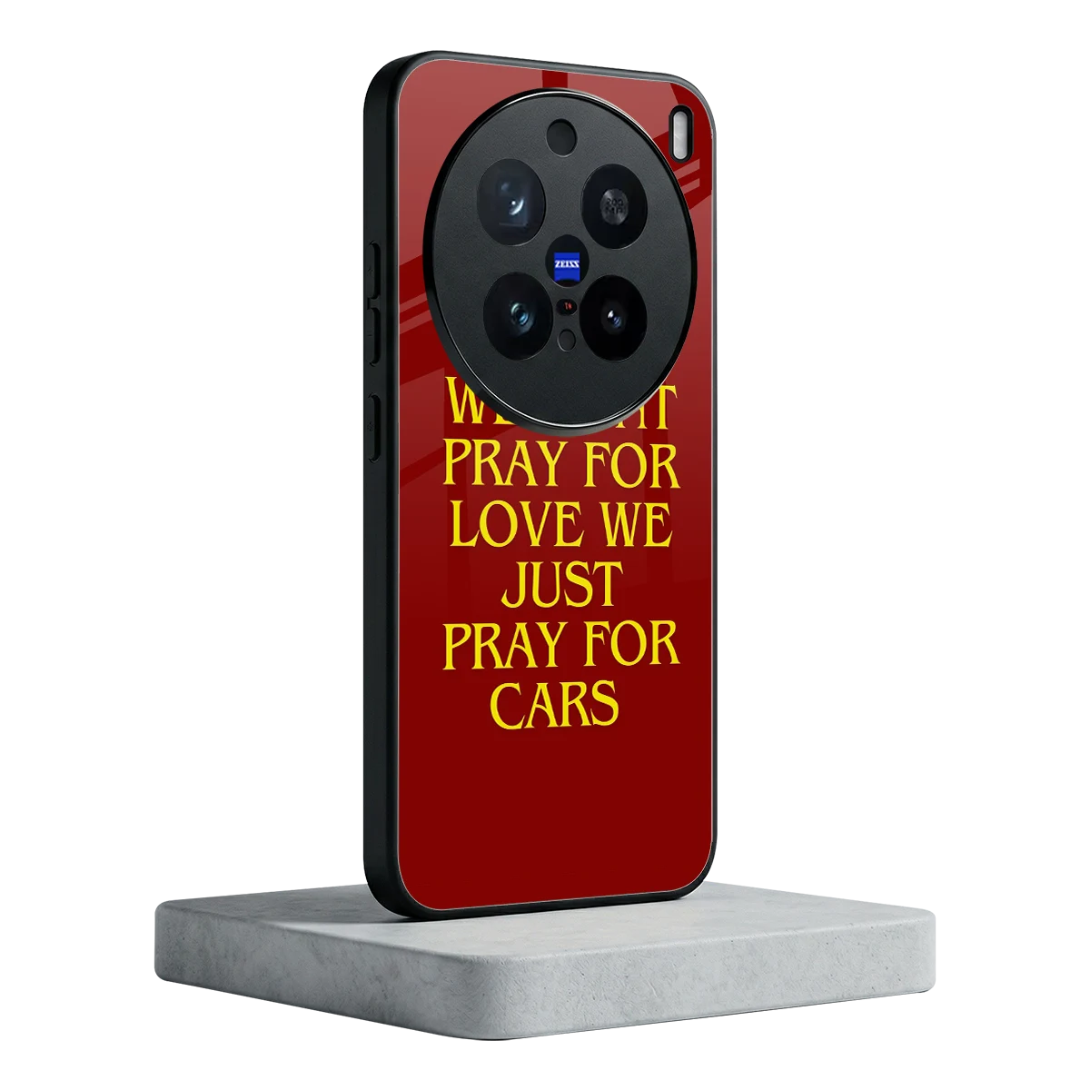 Pray For Cars vivo x200 pro mobile cover | shockproof glass phone case