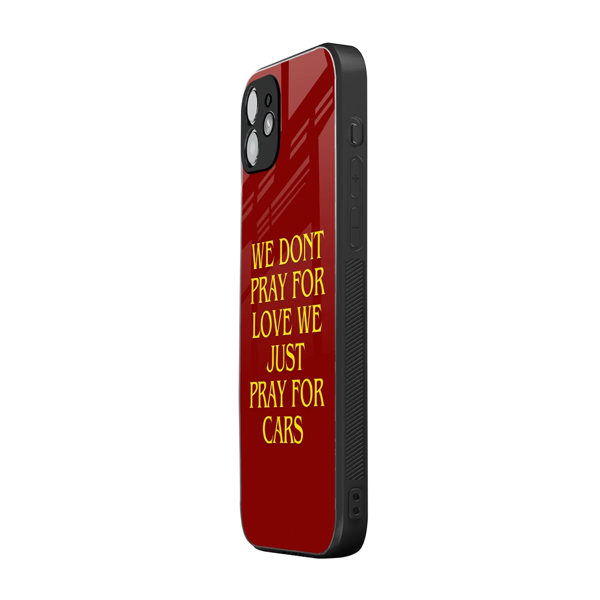 Pray For Cars iphone 12 mobile cover | shockproof glass phone case