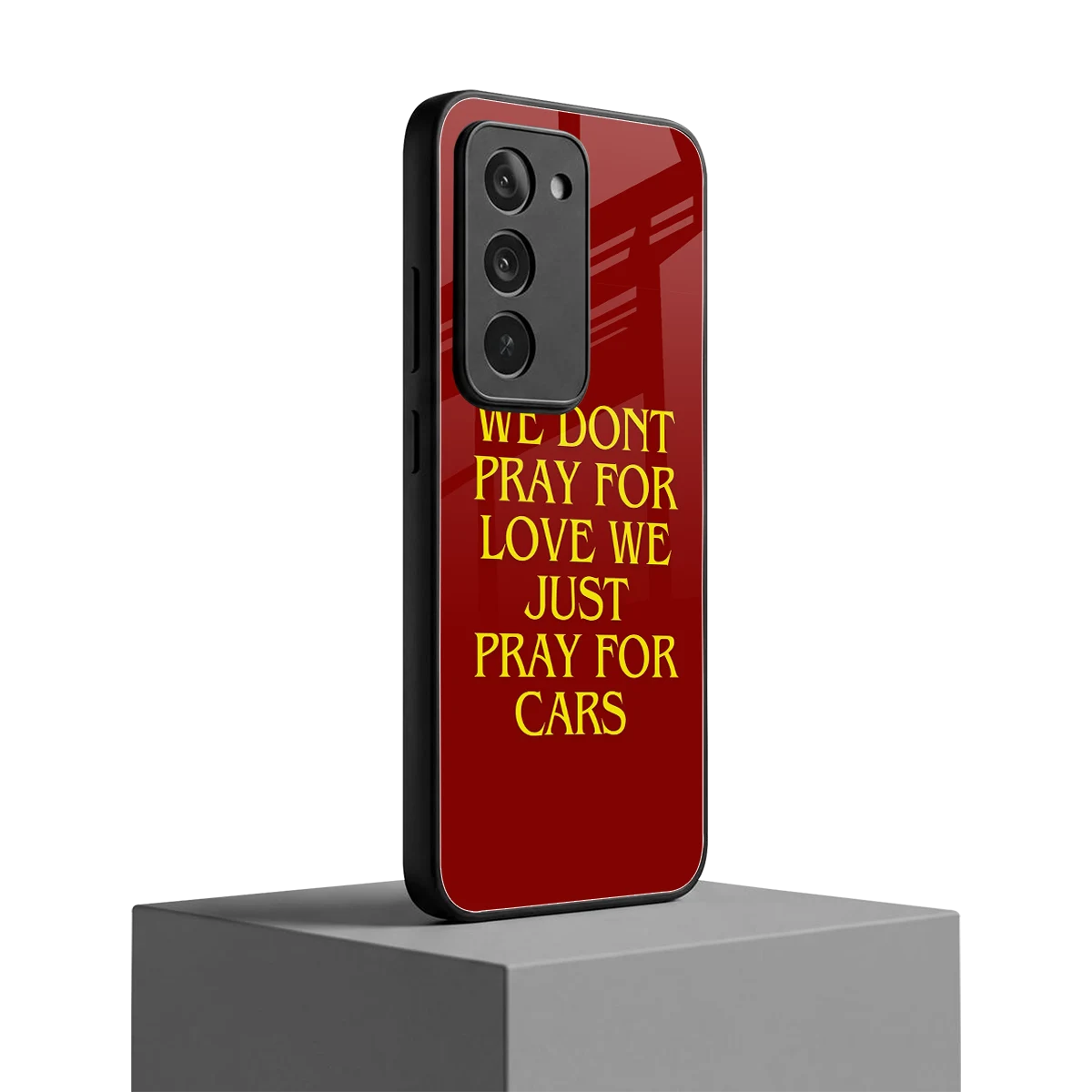 Pray For Cars redmi 15 5g mobile cover | shockproof glass phone case