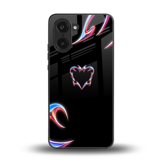 Prism Heart back phone cover | glass case for oneplus nord ce5 5g