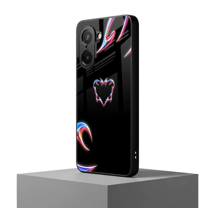 Prism Heart oneplus nord ce5 5g mobile cover | shockproof glass phone case