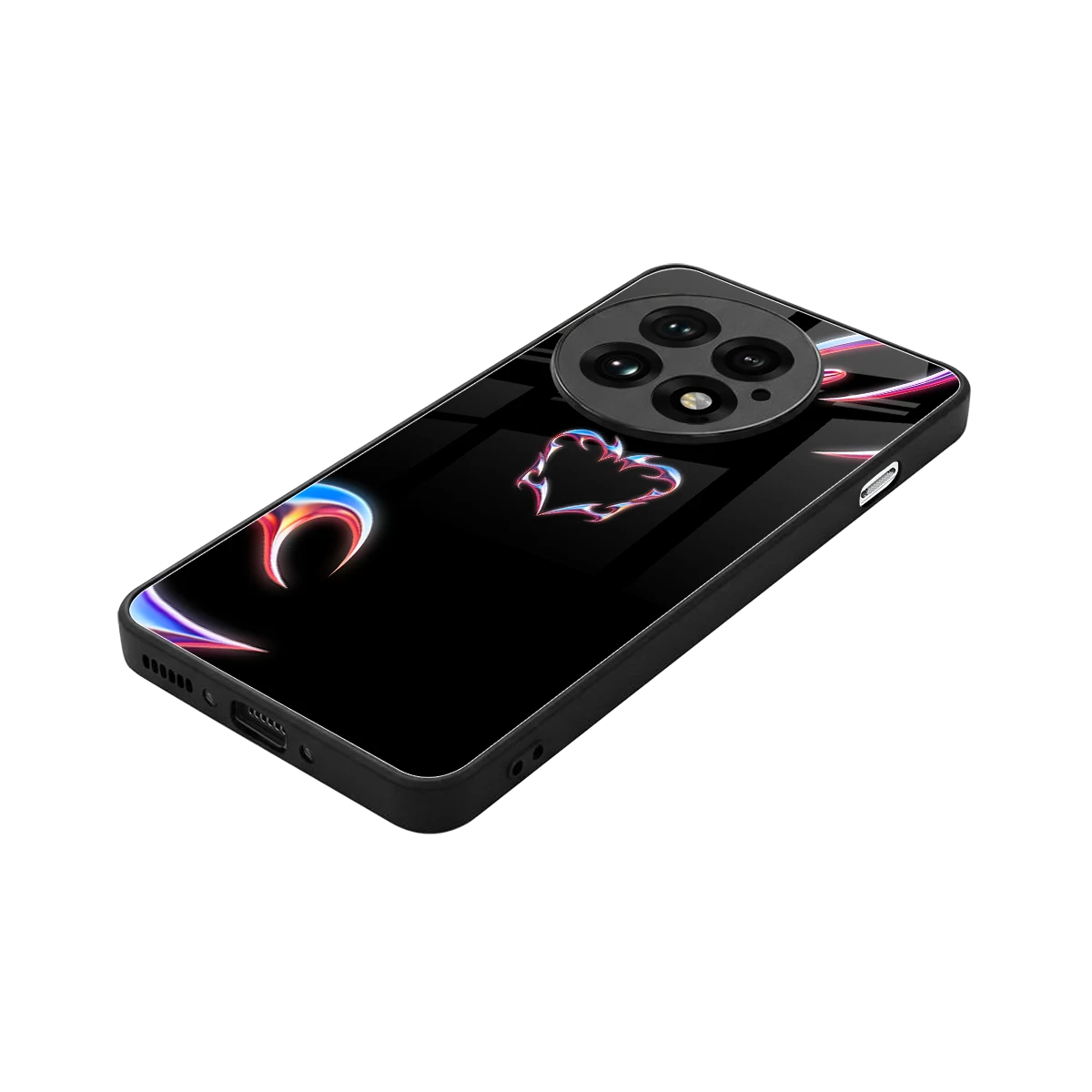 Prism Heart stylish phone case for oneplus 13 | glossy glass and slim fit