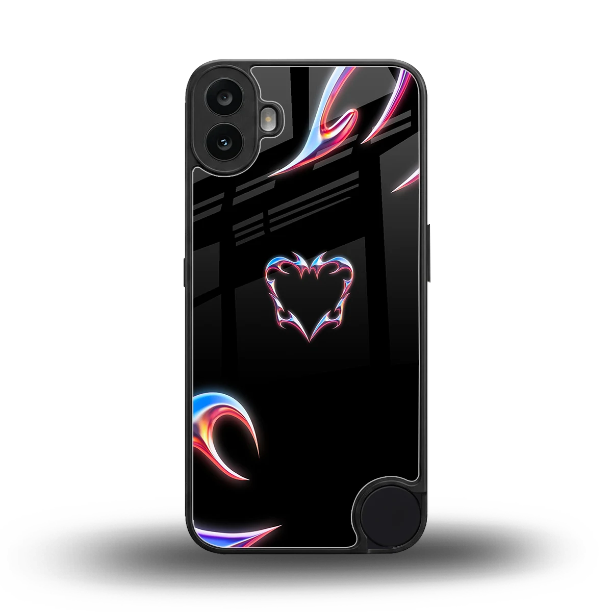 Prism Heart back phone cover | glass case for cmf nothing phone 1