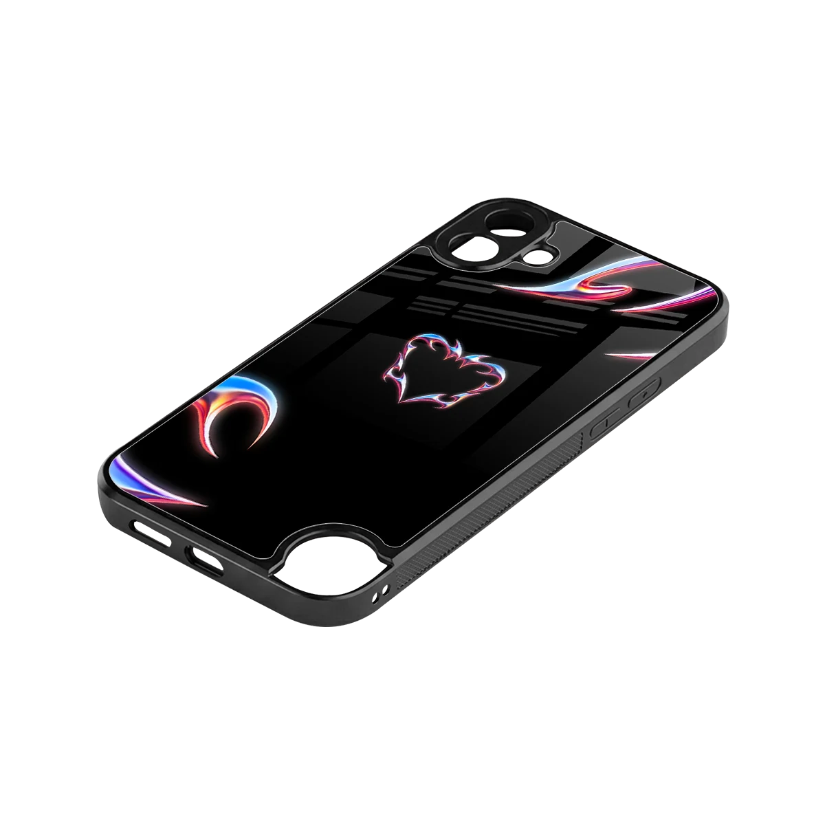 Prism Heart stylish phone case for cmf nothing phone 1 | glossy glass and slim fit