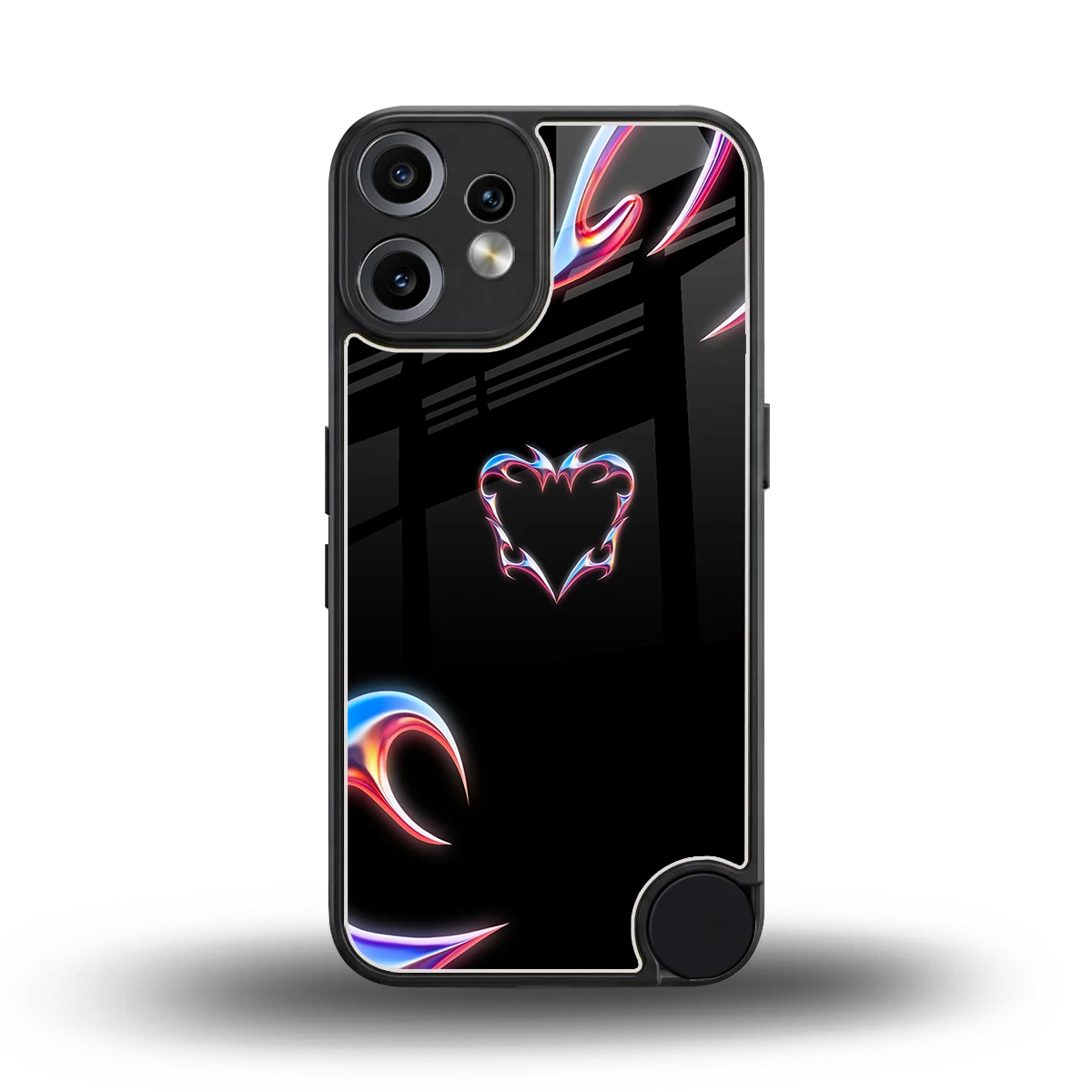 Prism Heart back phone cover | glass case for cmf nothing phone 2 pro