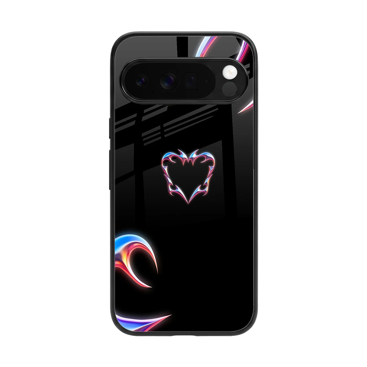 Prism Heart back phone cover | glass case for google pixel 10 pro xl