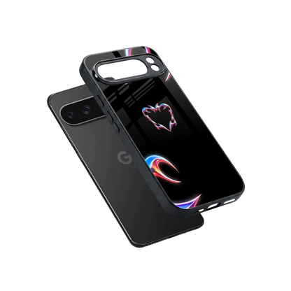 Prism Heart sleek google pixel 10 pro xl cover with tempered glass back and TPU edges