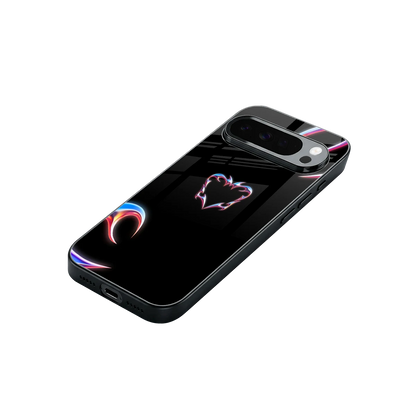 Prism Heart stylish phone case for google pixel 10 pro xl | glossy glass and slim fit