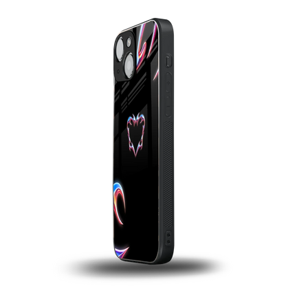 Prism Heart iphone 13 mini mobile cover | shockproof glass phone case