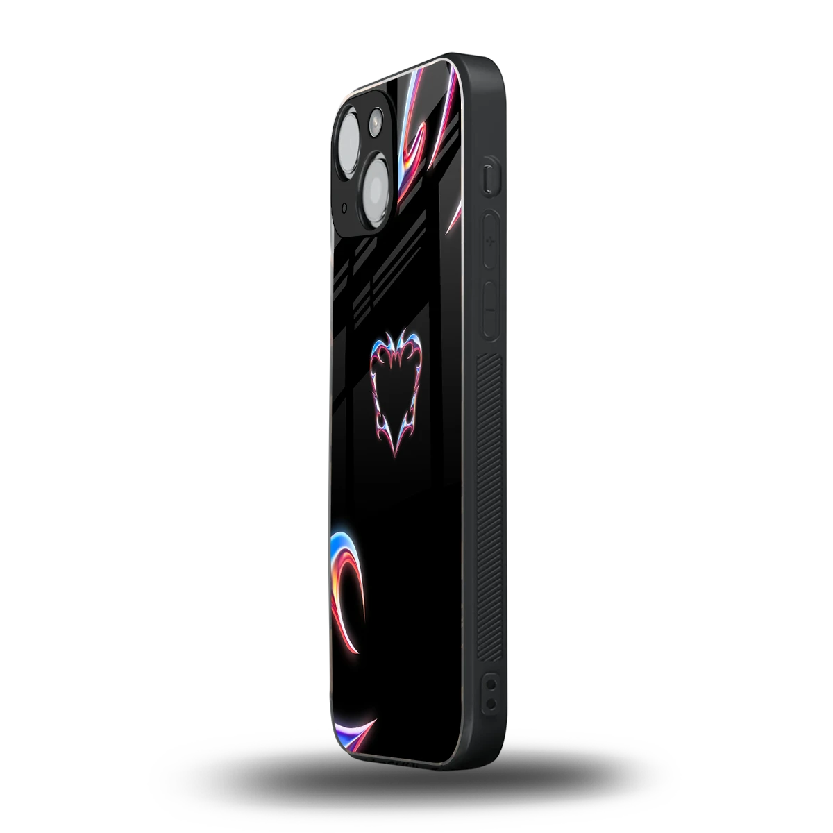 Prism Heart iphone 12 mini mobile cover | shockproof glass phone case