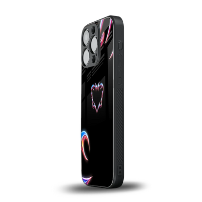Prism Heart iphone 13 pro mobile cover | shockproof glass phone case