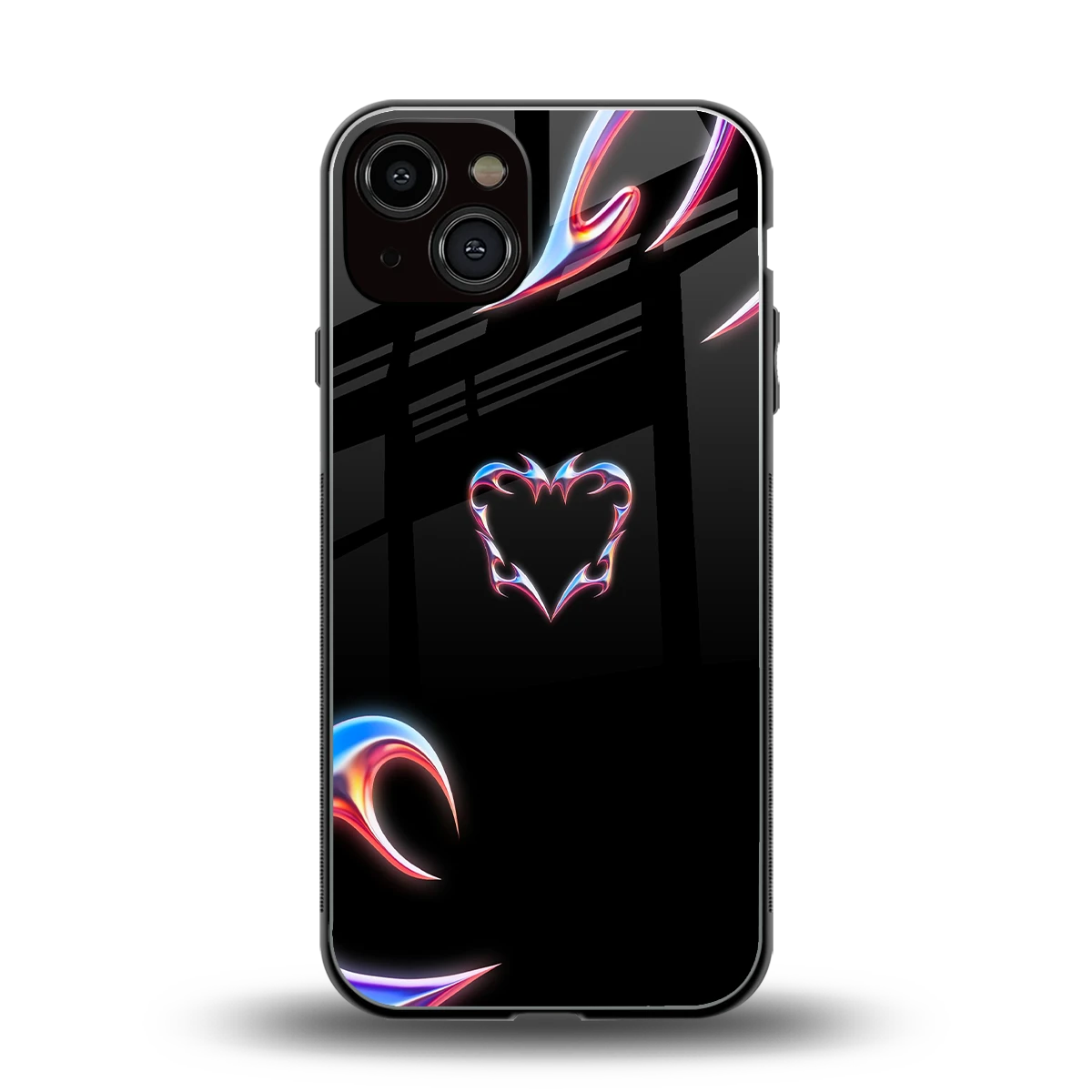 Prism Heart back phone cover | glass case for iphone 14