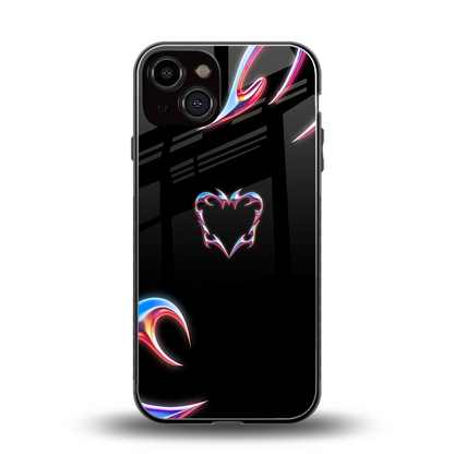 Prism Heart back phone cover | glass case for iphone 14