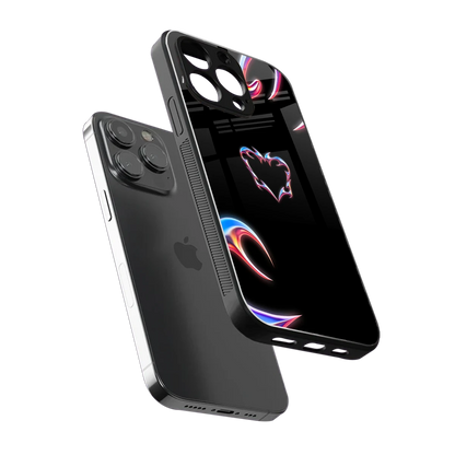 Prism Heart sleek iphone 15 pro max cover with tempered glass back and TPU edges