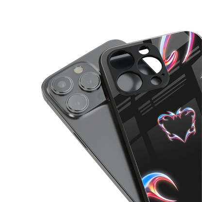 Prism Heart stylish phone case for iPhone 16 | glossy glass and slim fit