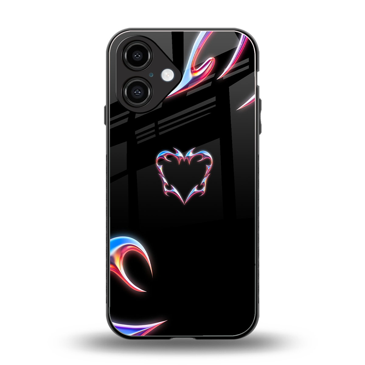 Prism Heart Phone Case for Iphone 16 | Glass Case