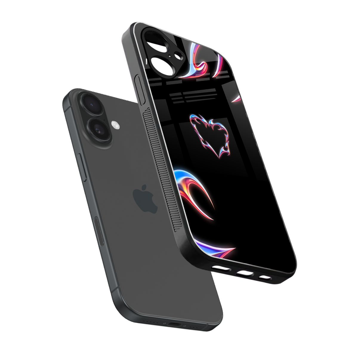 Prism Heart Phone Case for Iphone 16 | Glass Case