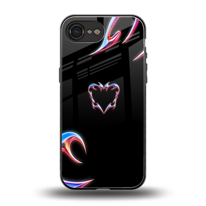 Prism Heart back phone cover | glass case for iphone 16e