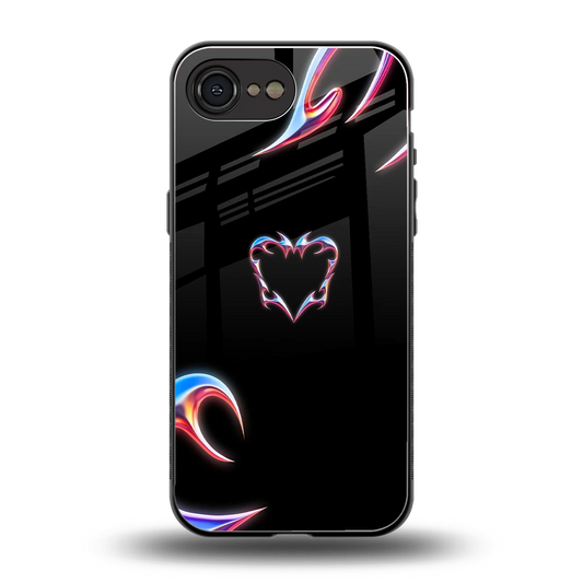 Prism Heart back phone cover | glass case for iphone 16e