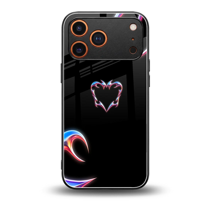 Prism Heart back phone cover | glass case for iphone 17 pro