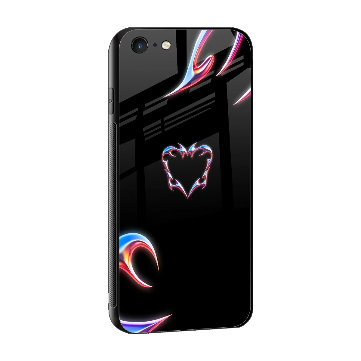 Prism Heart sleek iphone 6 cover with tempered glass back and TPU edges