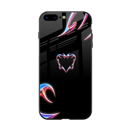 Prism Heart back phone cover | glass case for iphone 8 plus
