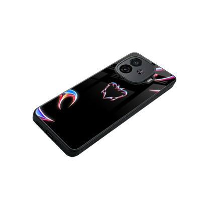 Prism Heart stylish phone case for iqoo neo 10r 5g | glossy glass and slim fit