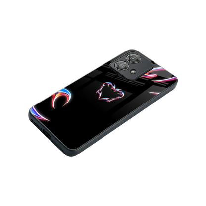 Prism Heart stylish phone case for motorola edge 40 neo 5g | glossy glass and slim fit