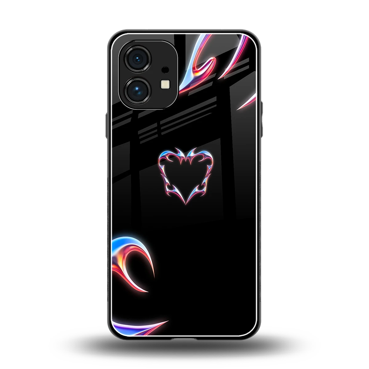 Prism Heart back phone cover | glass case for nothing phone 1