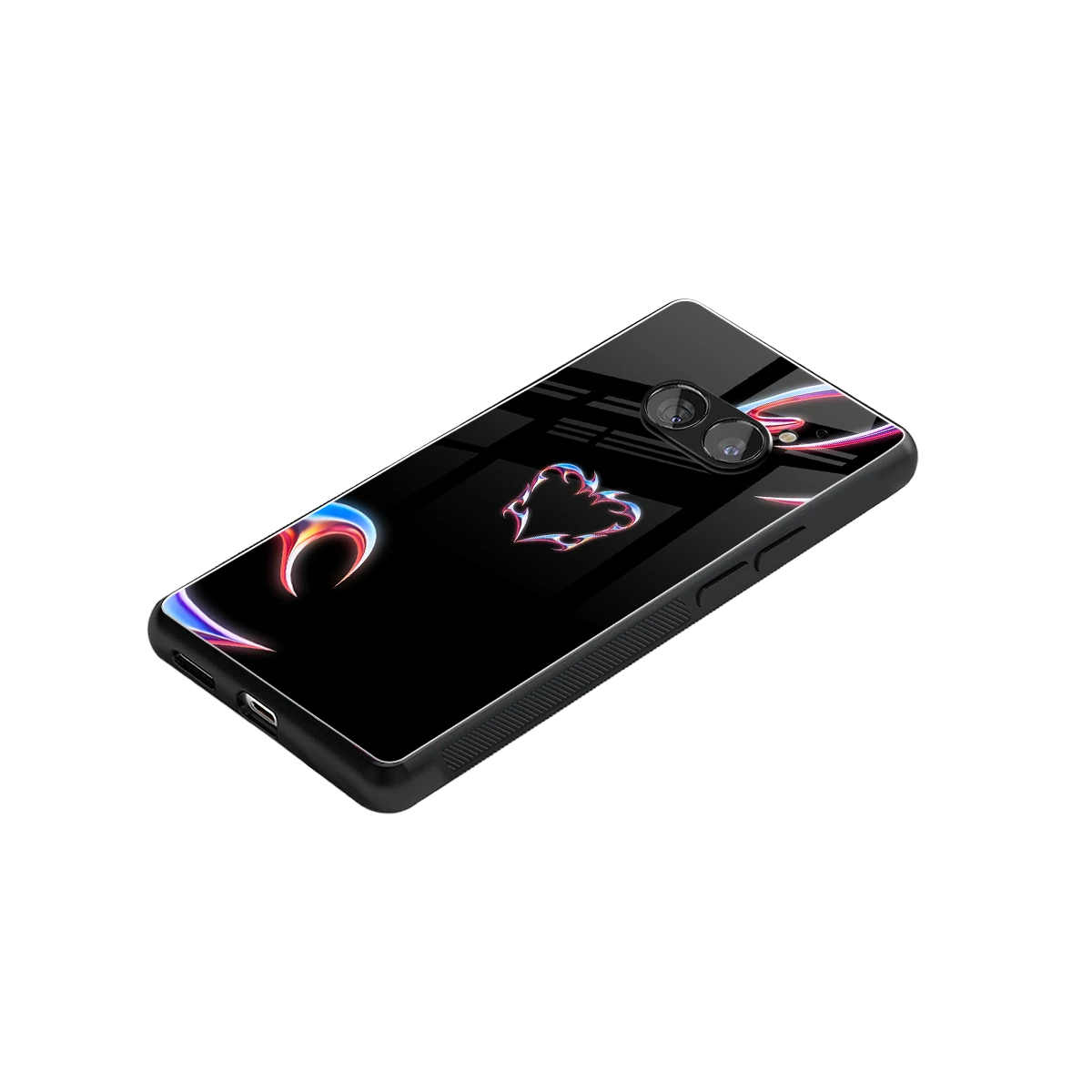 Prism Heart stylish phone case for nothing phone 2a | glossy glass and slim fit