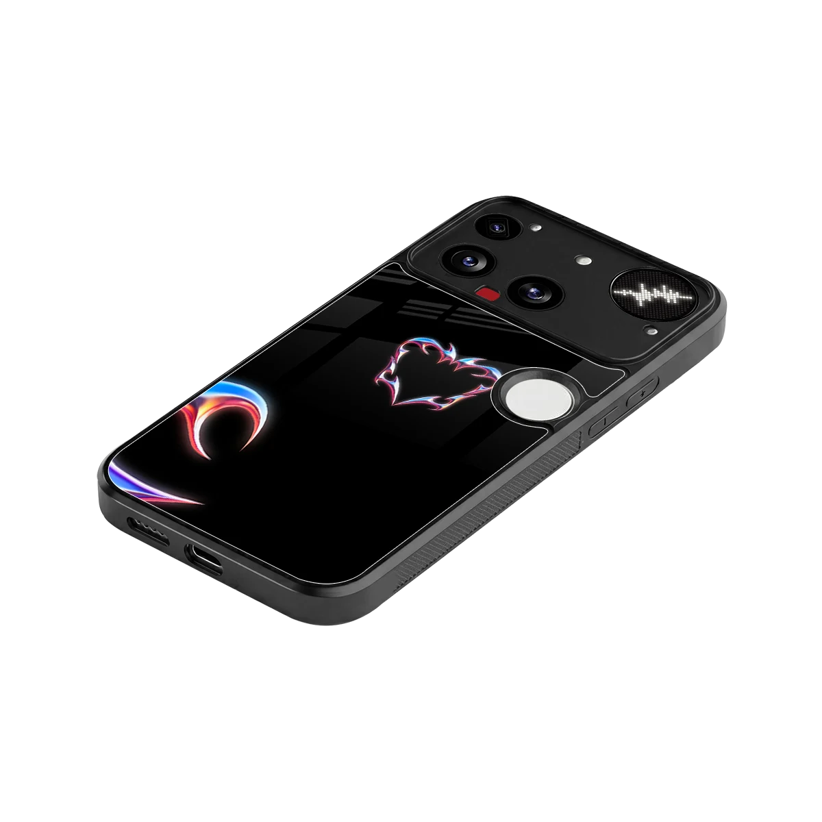 Prism Heart stylish phone case for nothing phone 3 | glossy glass and slim fit