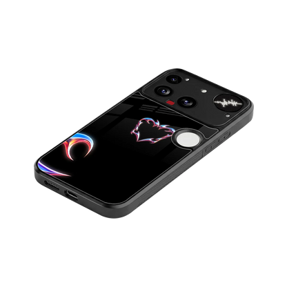 Prism Heart stylish phone case for nothing phone 3 | glossy glass and slim fit